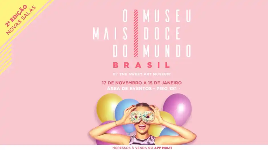 Museu Mais Doce do Mundo volta ao Rio de Janeiro a partir dessa quinta