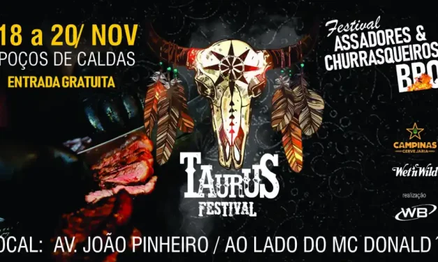 Taurus Festival de Assadores e Churrasqueiros BBQ ocorre em Poços de Caldas pela primeira vez