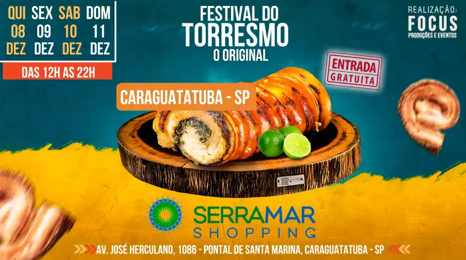 Caraguatatuba sedia pela primeira vez o Festival do Torresmo a partir dessa quinta