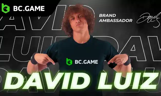 David Luiz agora é o embaixador da BC.GAME