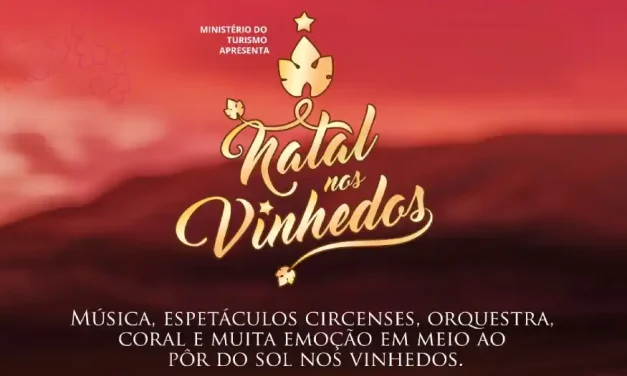 Natal nos Vinhedos inicia hoje em Bento Gonçalves, na Serra Gaúcha