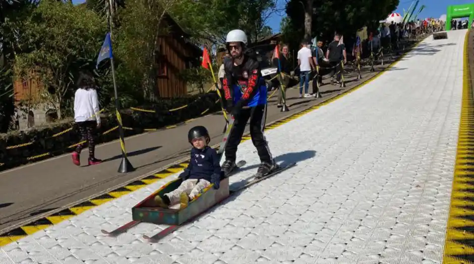 Vinícola Courmayeur, na Serra Gaúcha, vai receber pista de esqui itinerante em janeiro