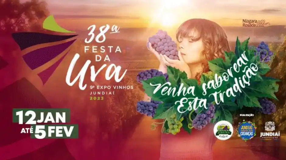 38ª Festa da Uva de Jundiaí começa nesta quinta com novo formato