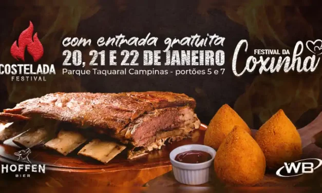 Costelada BBQ e Festival da Coxinha iniciam temporada 2023 em Campinas