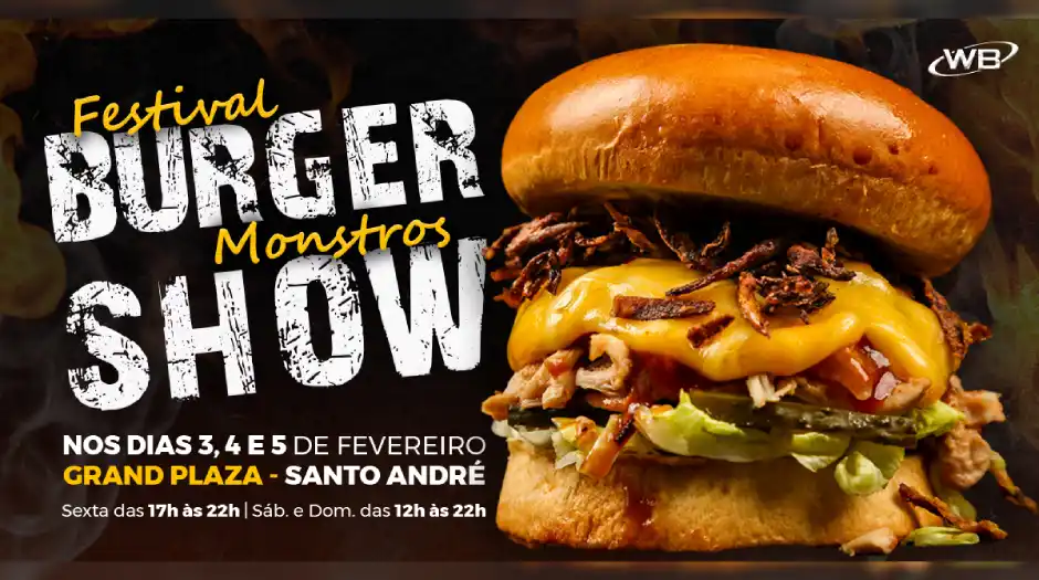 Festival Burger Monstros Show agita Santo André neste final de semana