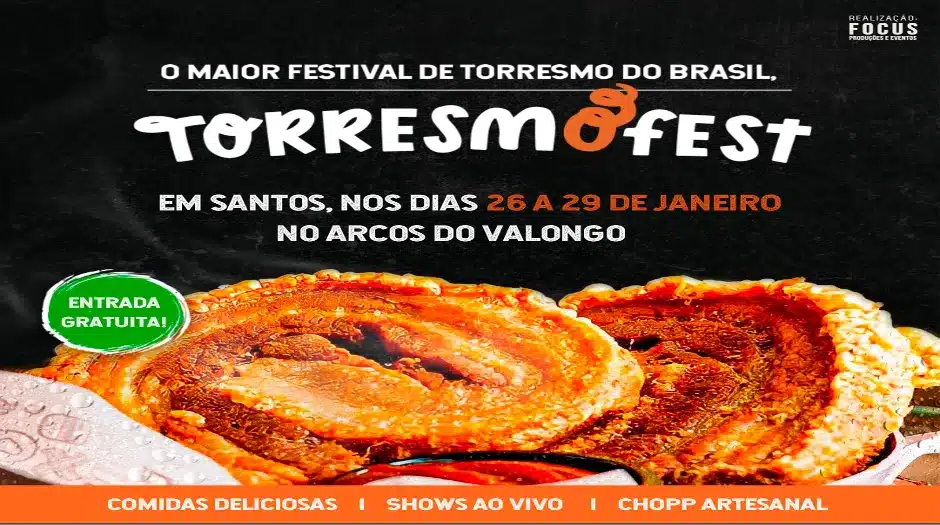 Torresmofest – Original Festival do Torresmo agita Santos a partir desta quinta