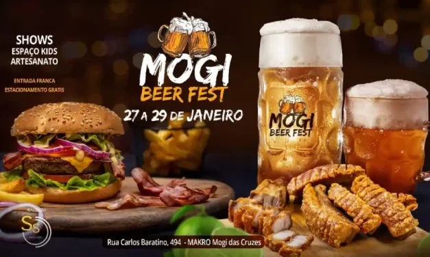 Festival gastronômico Mogi Beer Fest ocorre em Mogi das Cruzes neste fim de semana