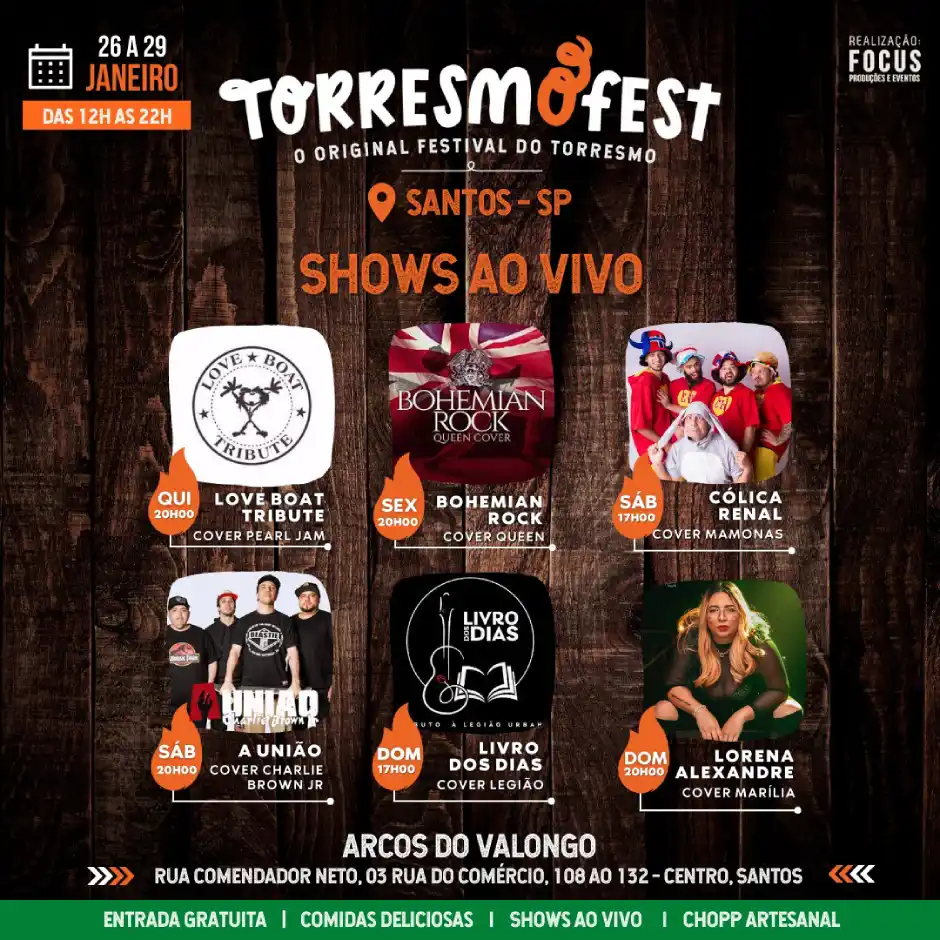 Torresmofest – Original Festival do Torresmo agita Santos a partir desta quinta