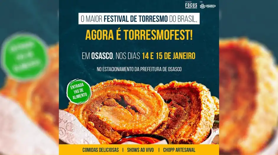 Turnê 2023 do Torresmofest inicia neste fim de semana em Osasco