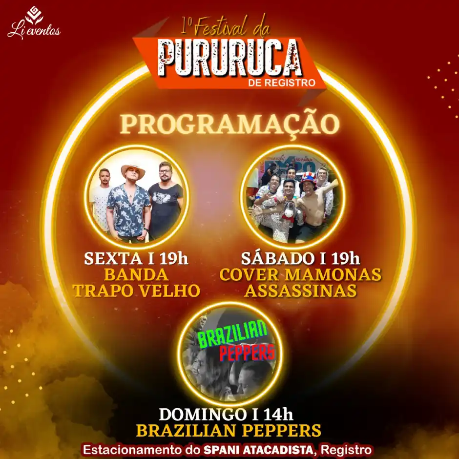 1º Festival da Pururuca em Registro ocorre neste fim de semana