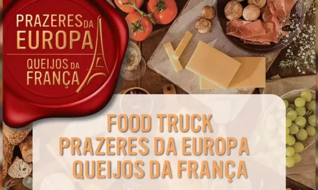 Food truck “Prazeres da Europa / Queijos da França” desembarca em São Paulo neste fim de semana