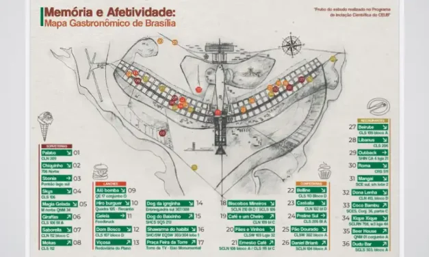 Estudantes de nutrição criam Mapa Gastronômico Afetivo de Brasília