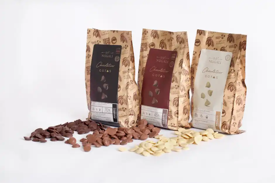 Nugali apresenta nova linha de chocolates para a gastronomia