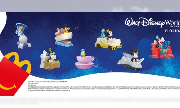 Walt Disney World Resort é tema de brinquedos do McLanche Feliz em fevereiro