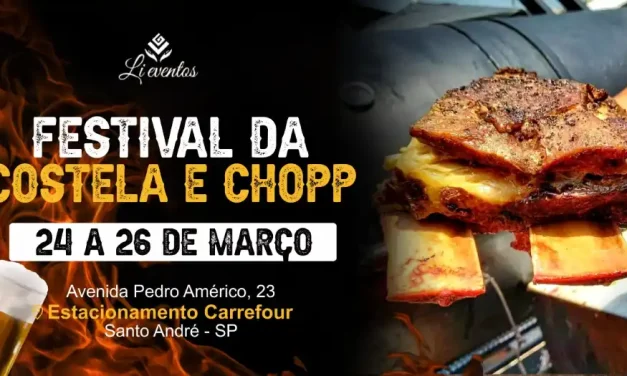 Festival da Costela e Chopp de Santo André ocorre neste final de semana