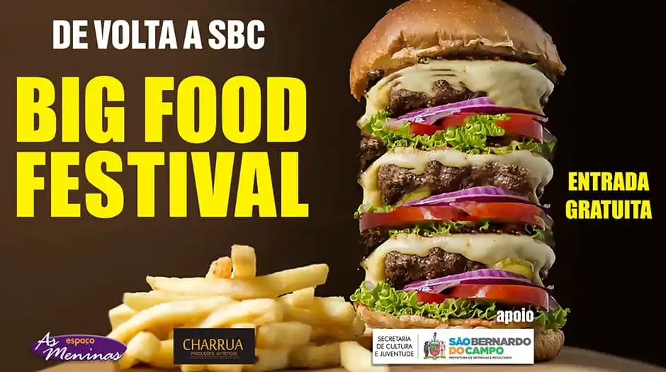 Big Food Festival volta a ser atração em São Bernardo do Campo a partir desta sexta