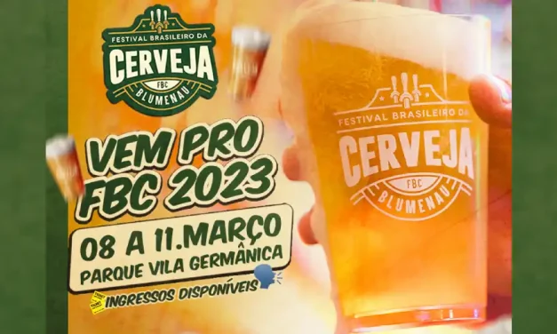 Festival Brasileiro da Cerveja começa nesta quarta em Blumenau