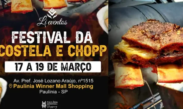 Festival da Costela e Chopp agita Paulínia no fim de semana