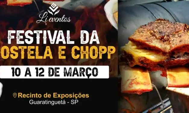 Festival da Costela e Chopp ocorre no fim de semana em Guaratinguetá
