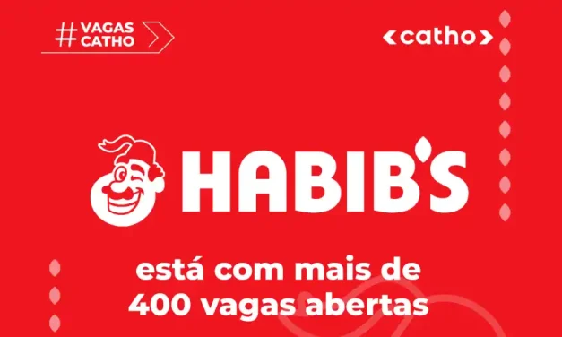 Mais de 400 vagas de emprego para o Grupo Habib’s estão abertas