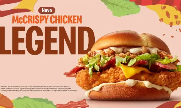 McDonald’s anuncia lançamento do novo McCrispy Chicken Legend