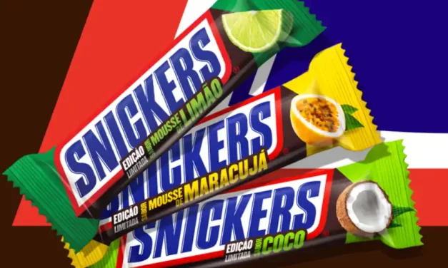 Snickers apresenta novo sabor “Mousse de Limão” e relança duas versões de sucesso