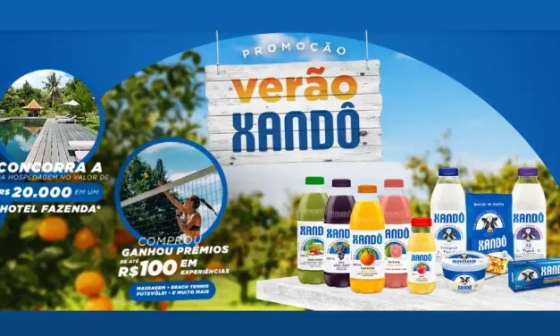 Xandô realiza promoção de verão com prêmios voltados ao bem-estar