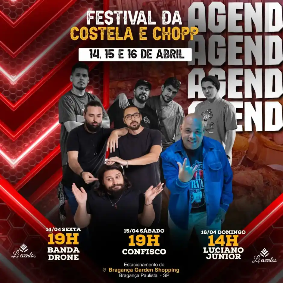 Bragança Paulista sedia Festival da Costela e Chopp neste fim de semana