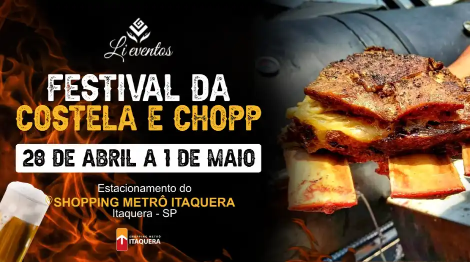 Festival da Costela e Chopp movimenta Itaquera nesse fim de semana