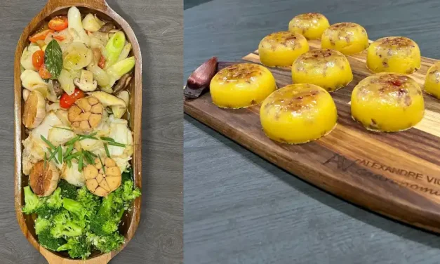 Aprenda a fazer bacalhau especial e quindim de pinhão para o almoço de Dia das Mães