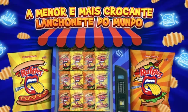 Batata Ruffles lança sabores Cheeseburger e Hot Dog