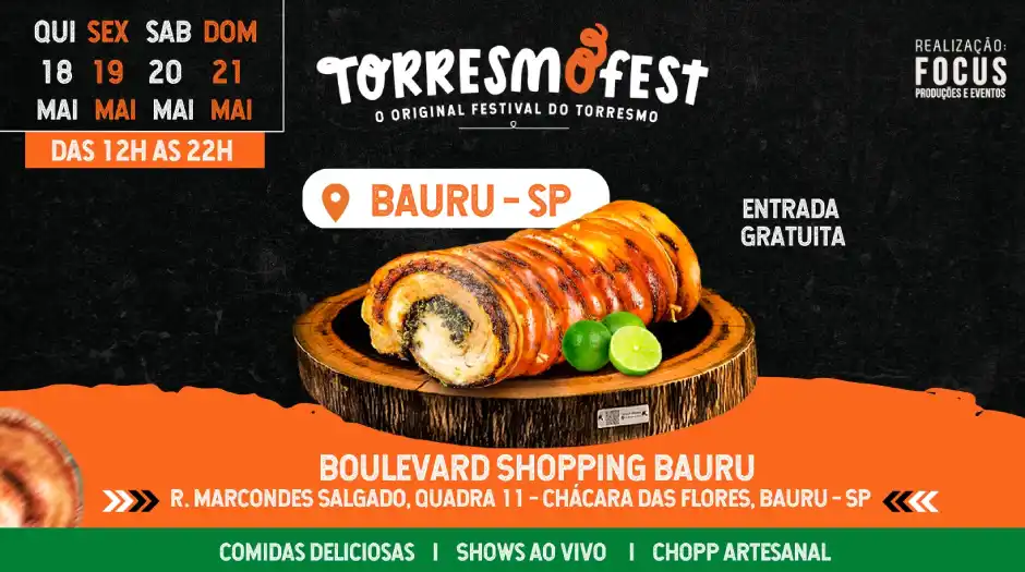 Bauru volta a sediar o maior festival de torresmo do Brasil neste mês