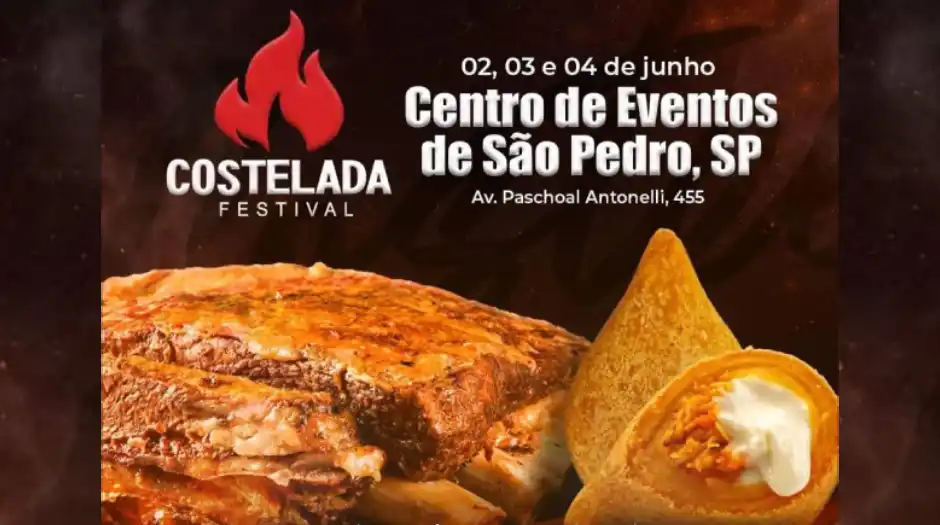 Costelada BBQ e Festival da Coxinha levam gastronomia e diversão a São Pedro (SP) no fim de semana