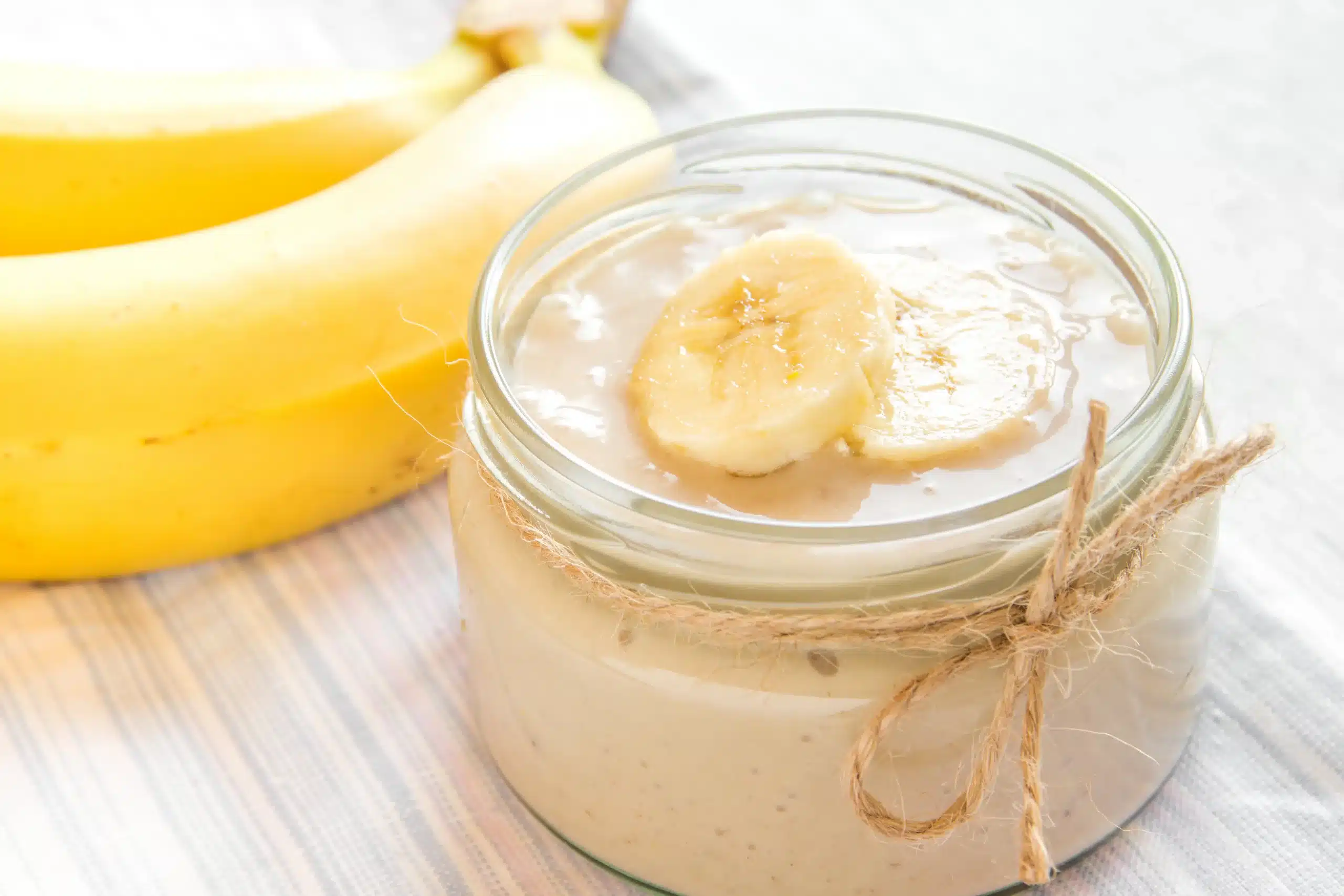 mousse com banana