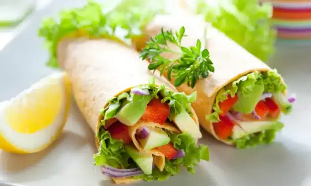 Wraps no café da manhã: sabor e nutrição em cada mordida
