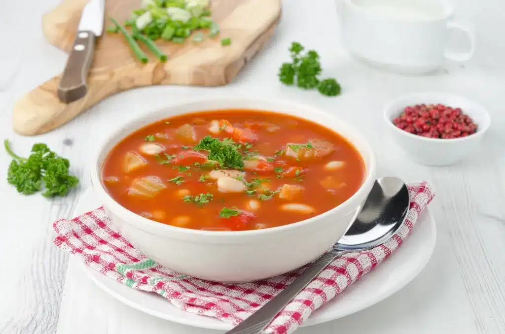 Receita de Sopa de Tomate