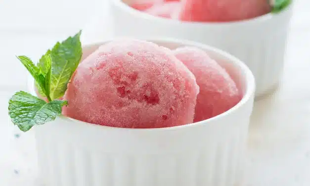 Desfrute do Verão com um Sorbet Refrescante de Melancia