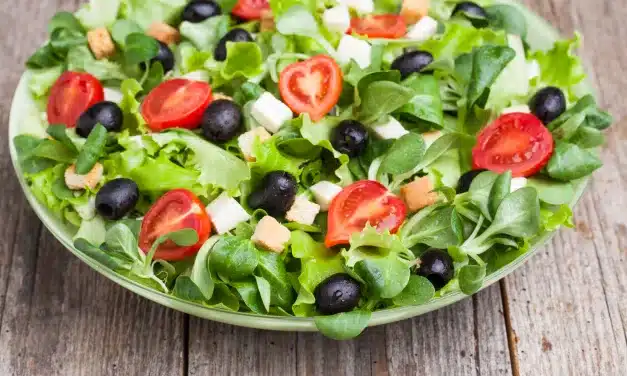 Salada Verde com Tomilho e Queijo Meia Cura!