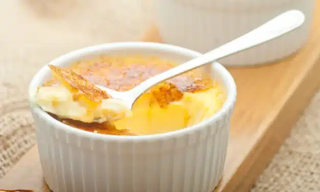 Crème Brulèe com Toque Especial de Gengibre