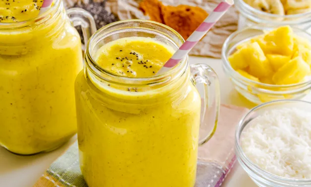 Smoothie Funcional de Frutas Amarelas: Delícia Saudável