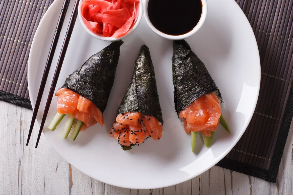 Temaki de Salmão
