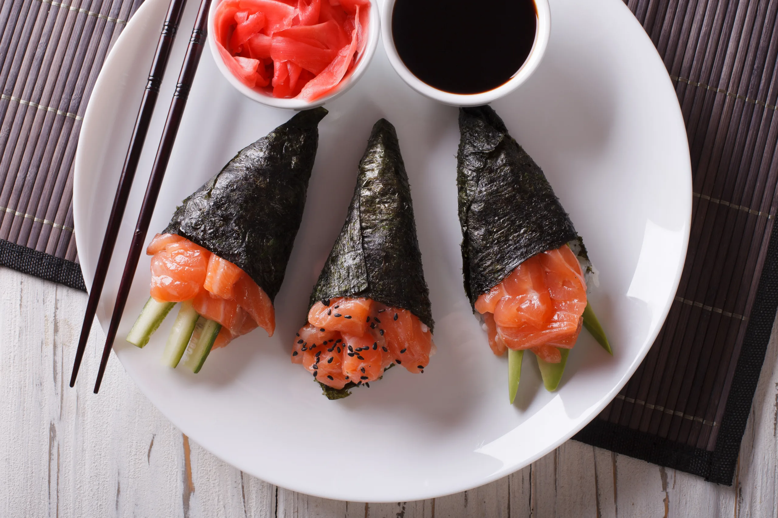 Temaki de Salmão