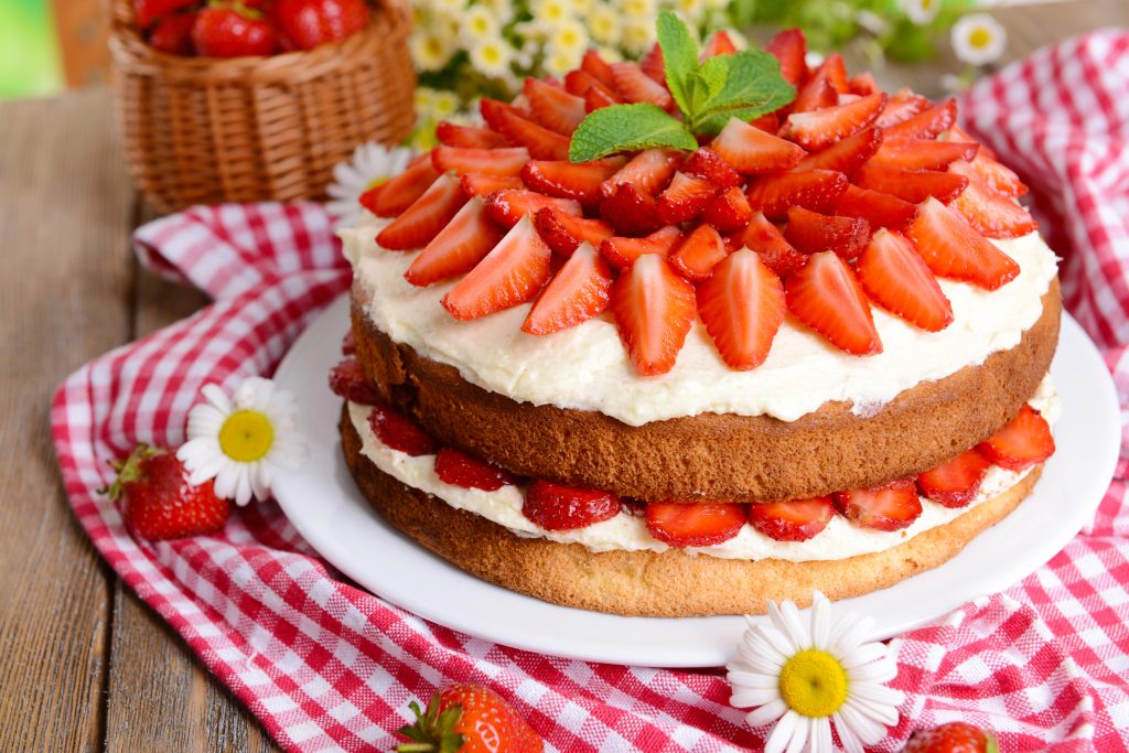 Bolo de Morango
