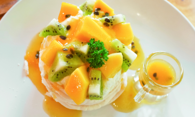 Pavlova com frutas