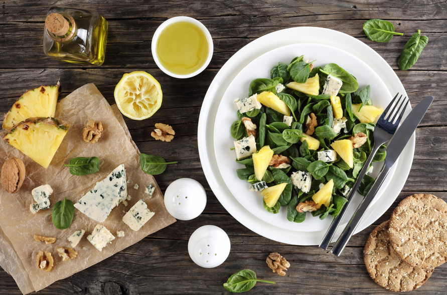 Salada de abacaxi